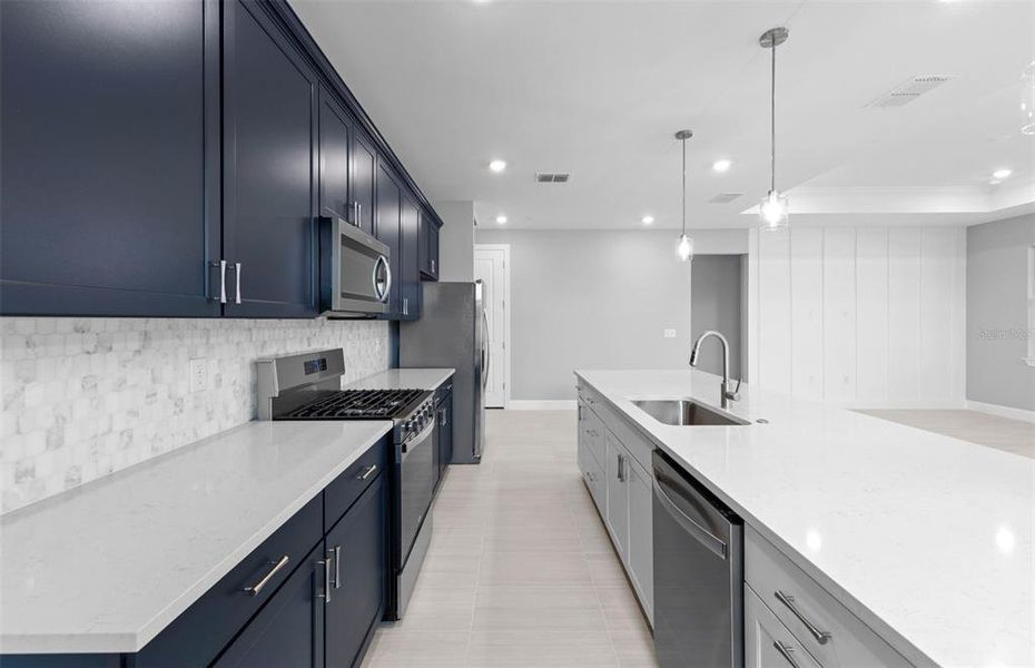 Furnished interior view inside a new home in Shores at Stillwater, Englewood (Image 8).