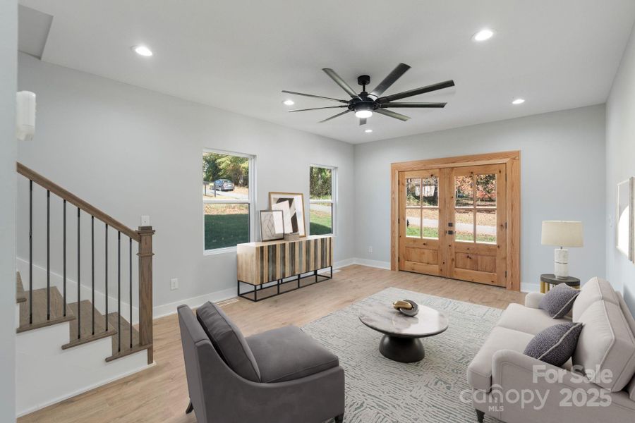 Furnished interior view inside a new home in , Hickory (Image 14).