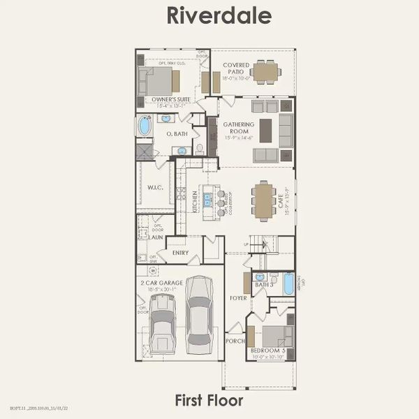 2D floor plan layout of this home in Montgomery Bend, Montgomery, TX (Image 3). 2D floor plan layout of this home in Montgomery Bend, Montgomery, TX (Image 3).