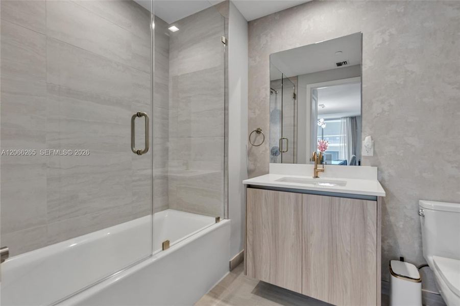 Furnished interior view inside a new home in , Miami (Image 12).