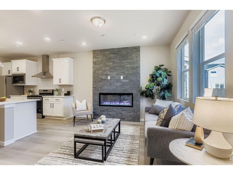 Furnished interior view inside a new home in , Longmont (Image 10). Furnished interior view inside a new home in , Longmont (Image 10).