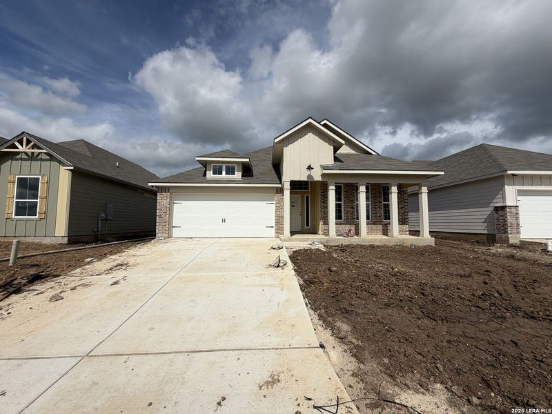 In-progress construction of a new home in Arroyo Ranch, Seguin, TX (Image 10).