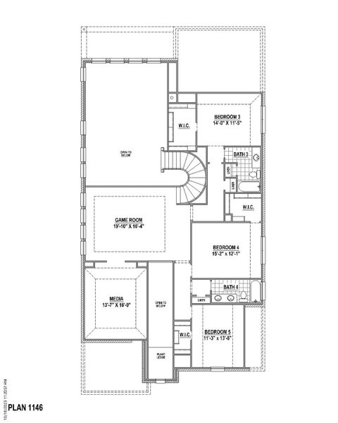 Plan 1142 2nd Floor