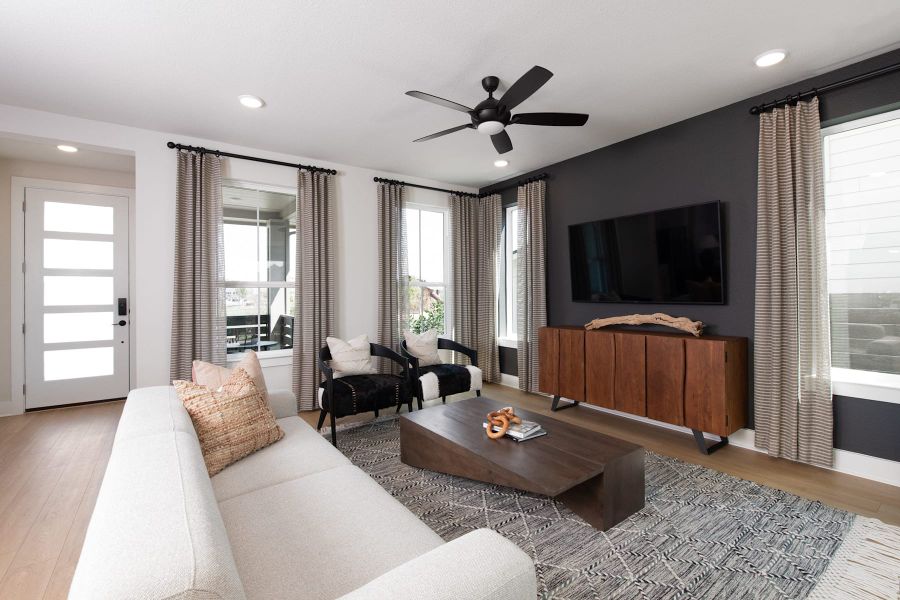 Representative furnished interior of a home built from the Chicory by Tri Pointe Homes in The Retreat at Harvest, Argyle (Image 6).