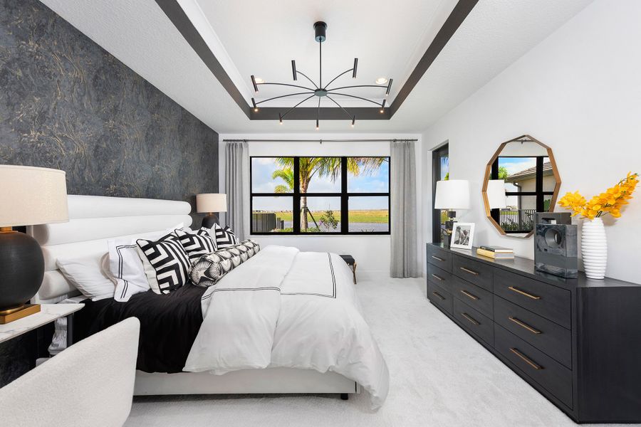 Representative furnished interior of a home built from the Palazzo by GL Homes in Valencia Parc at Riverland, Port St. Lucie (Image 18).