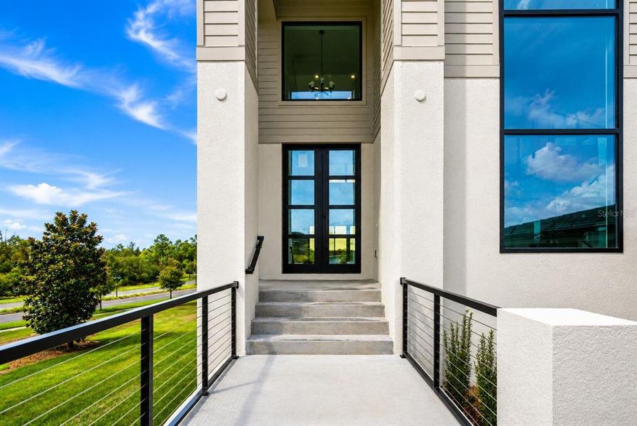 Exterior details and patio area of a home in , Davenport (Image 25).