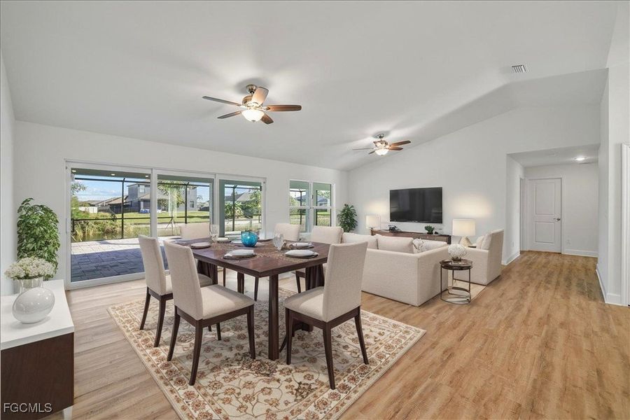 Furnished interior view inside a new home in Cape Coral, Cape Coral (Image 4).