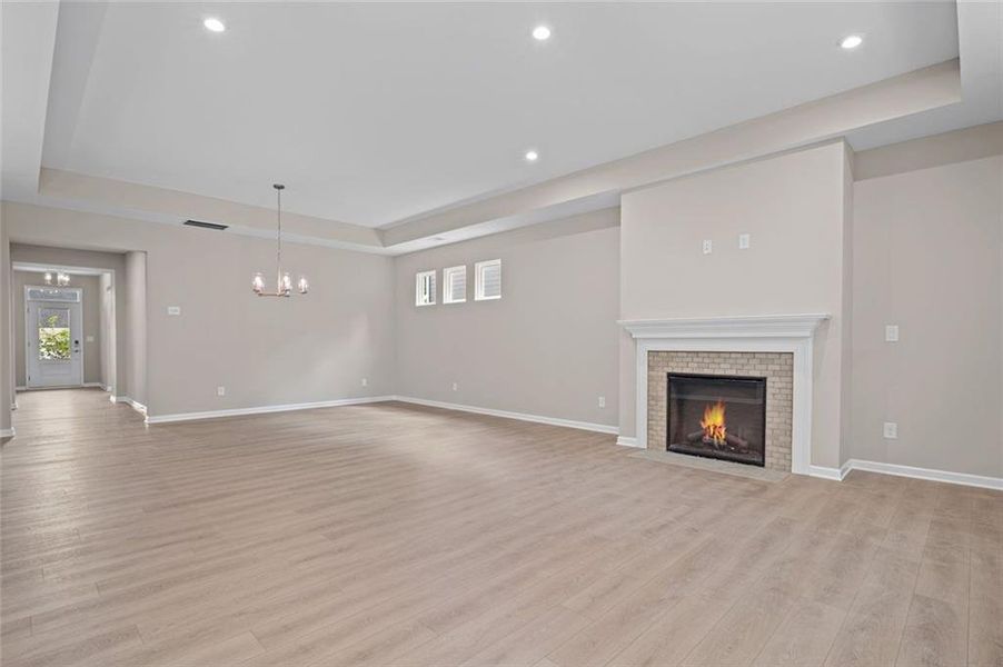 Spacious, unfurnished interior of a new home in Easton Park, Dallas (Image 40).
