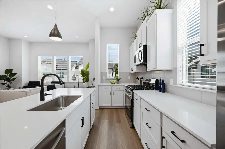 Furnished interior view inside a new home in Fulton Crossing, Houston (Image 9).