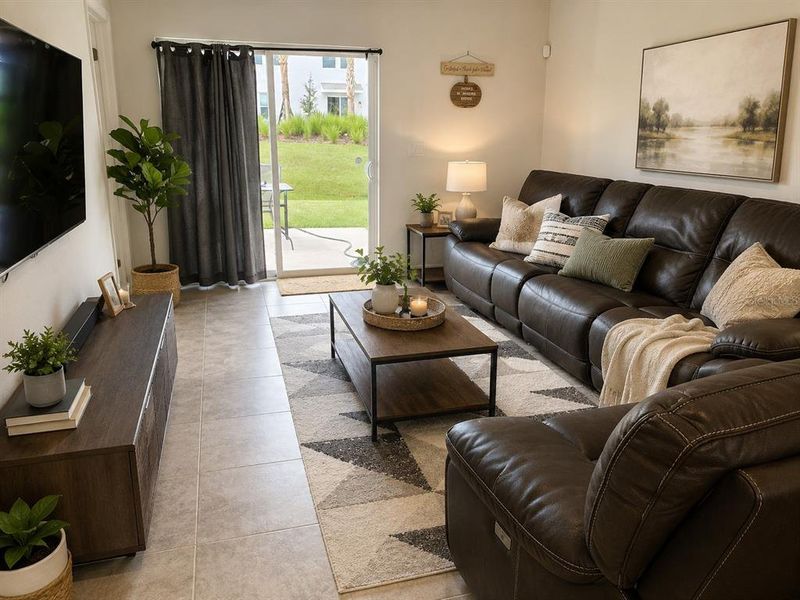 Furnished interior view inside a new home in , Kissimmee (Image 5).