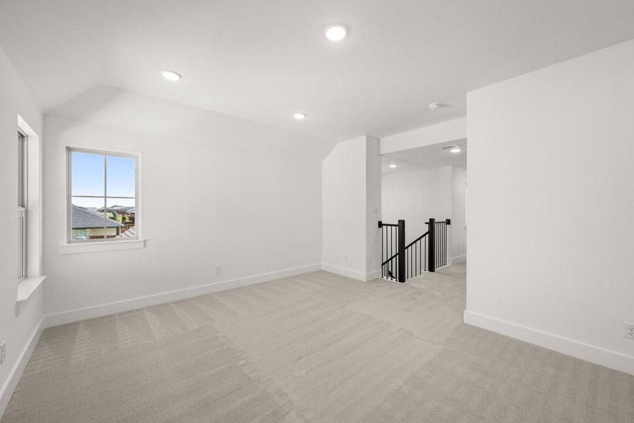 Spacious, unfurnished interior of a new home in Inspiration Collection at View at the Reserve, Mansfield (Image 21). Spacious, unfurnished interior of a new home in Inspiration Collection at View at the Reserve, Mansfield (Image 21).