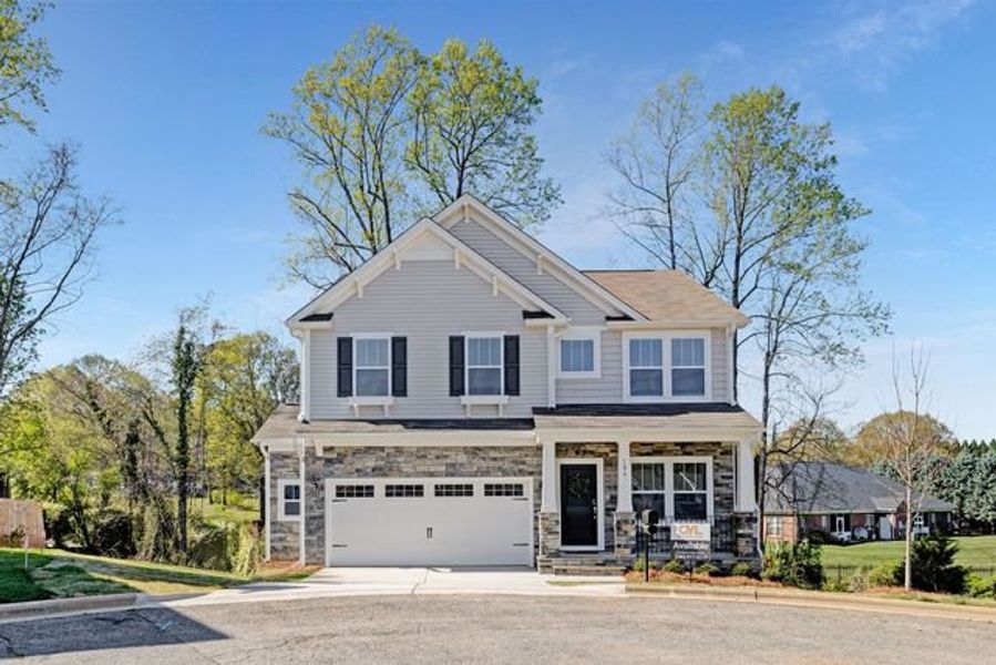 Representative exterior photo of a completed home built from the Lenox by True Homes in Whispering Hills, Locust, NC (Image 2).