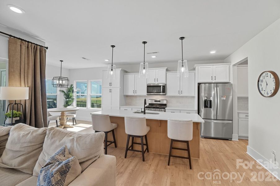 Furnished interior view inside a new home in , Monroe (Image 15).