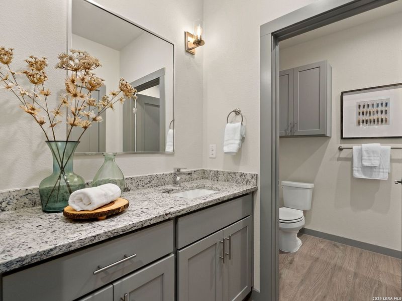 Furnished interior view inside a new home in , New Braunfels (Image 13).