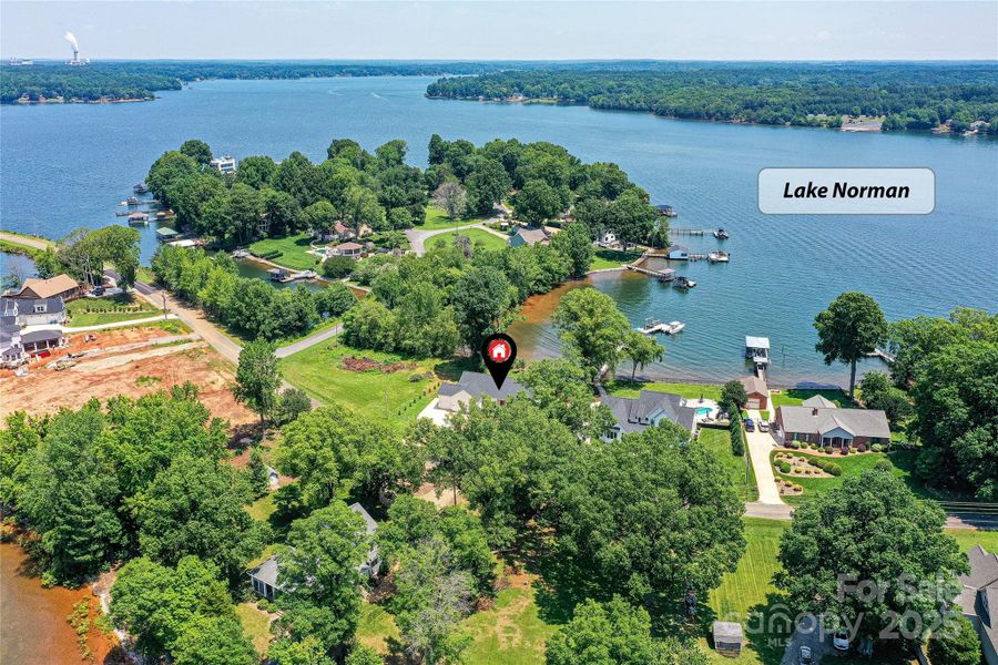 Home's proximity on Lake with views from front & back of home!