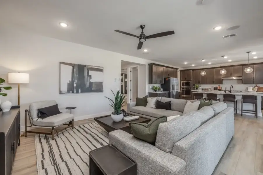 Furnished interior view inside a new home in The Grove at El Cidro, Goodyear (Image 9).