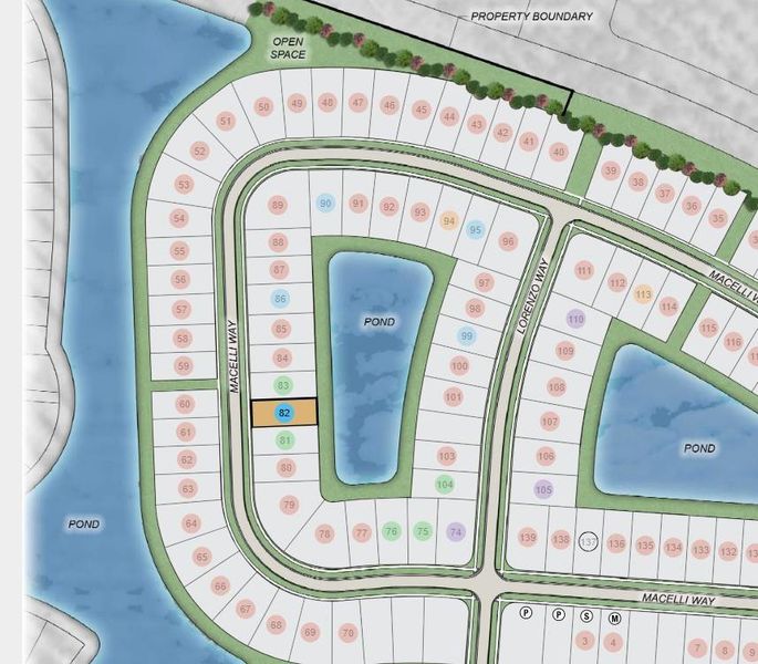 Central Park ~ Site Map