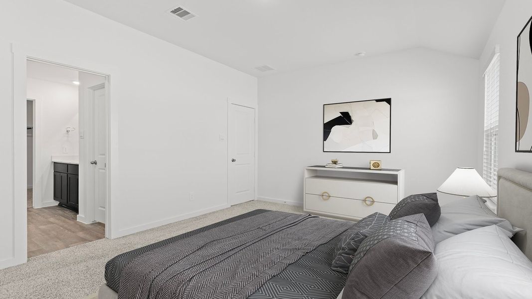 Furnished interior view inside a new home in Tamarron, Fulshear (Image 11).