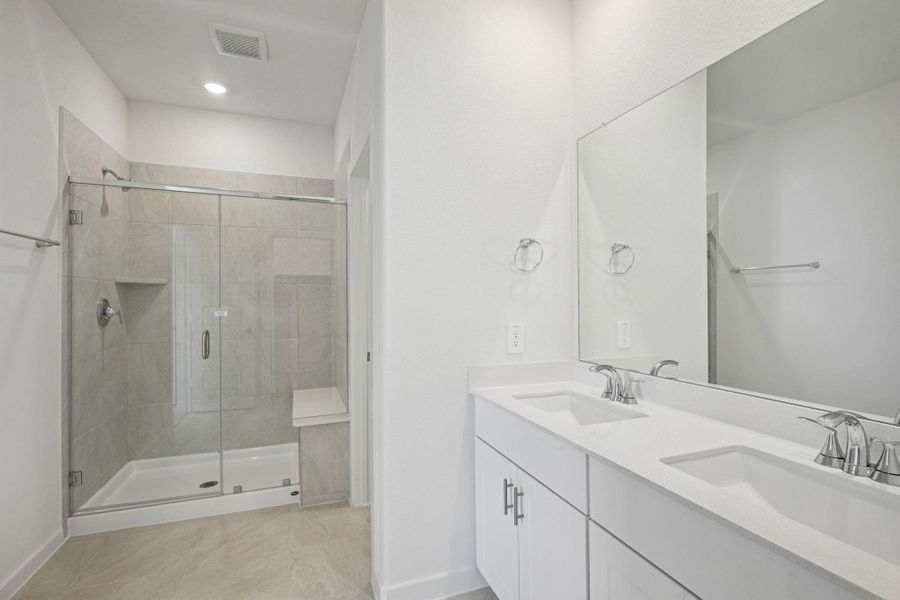 Furnished interior view inside a new home in Kemah Crossing - City Series, Kemah (Image 12). Furnished interior view inside a new home in Kemah Crossing - City Series, Kemah (Image 12).