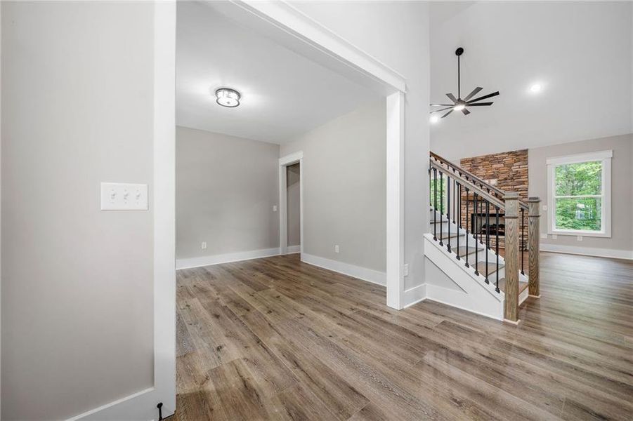 Spacious, unfurnished interior of a new home in , Canton (Image 27).