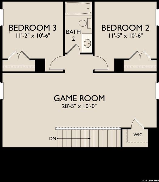 2D floor plan layout of this home in Hennersby Hollow, San Antonio, TX (Image 3). 2D floor plan layout of this home in Hennersby Hollow, San Antonio, TX (Image 3).