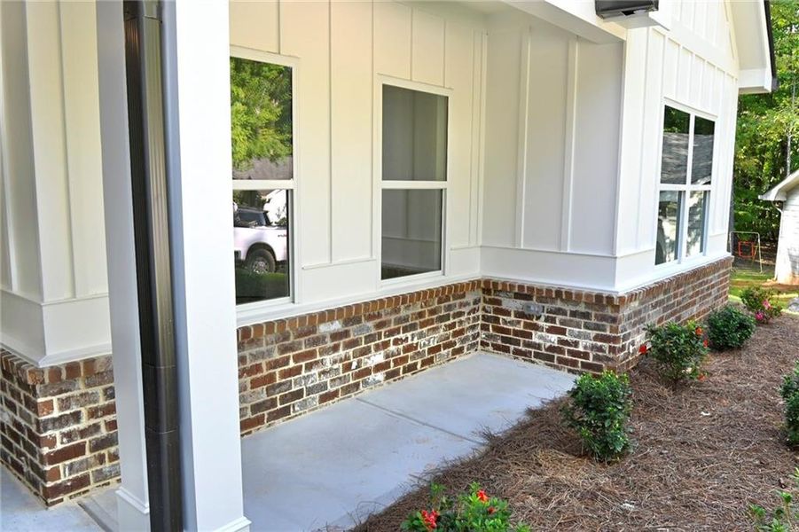 Exterior details and patio area of a home in , Villa Rica (Image 35).