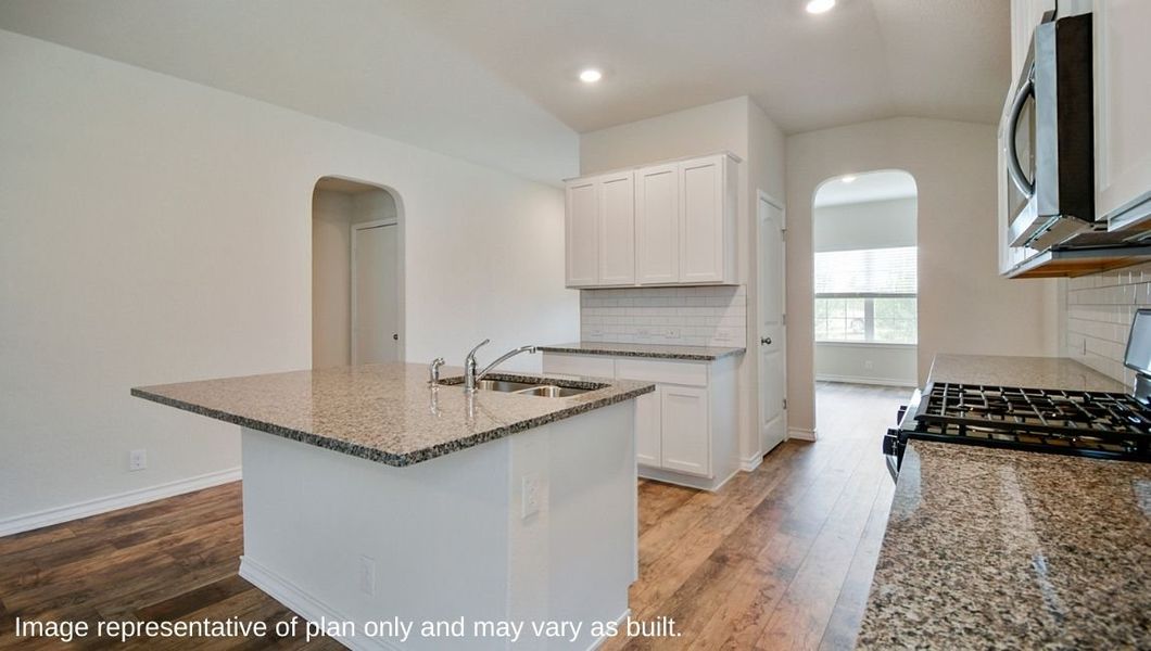 Furnished interior view inside a new home in Avenida, Converse (Image 4).