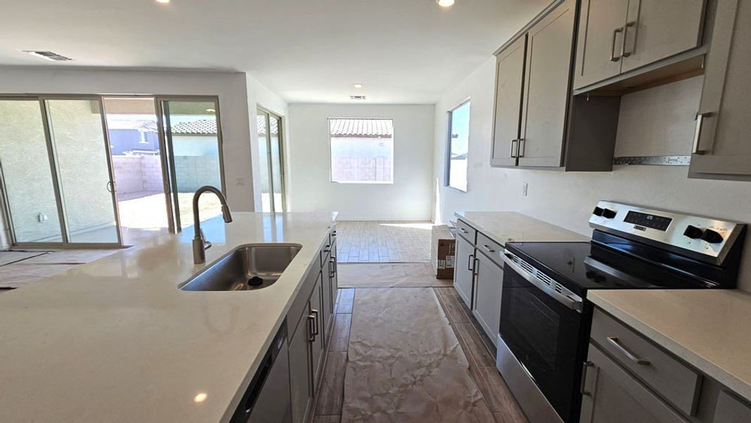 Kitchen and dining nook