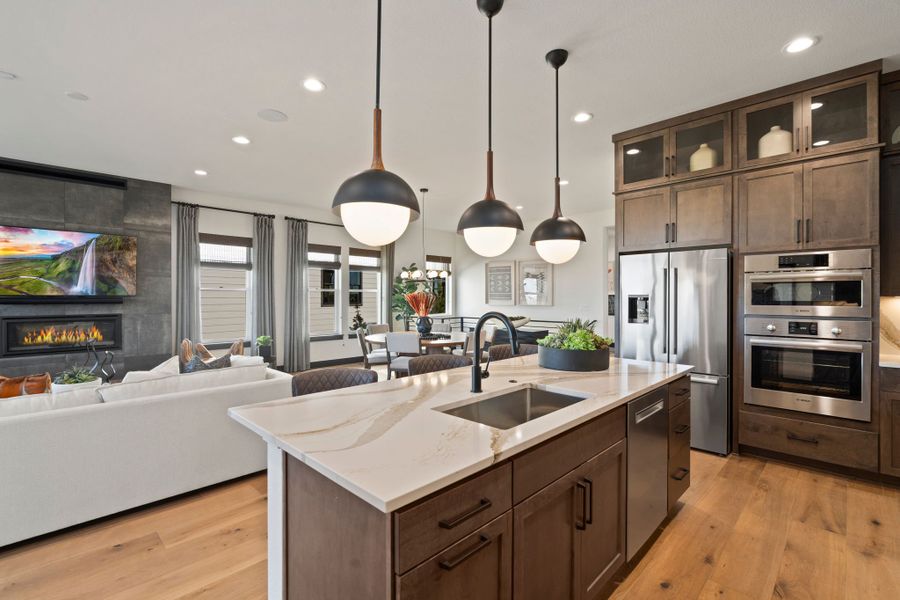 Representative furnished interior of a home built from the 1 by Trumark Homes in RainDance, Windsor (Image 8).