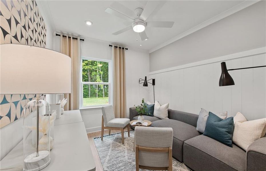 Furnished interior view inside a new home in Watermist at Mirror Lake, Villa Rica (Image 13).