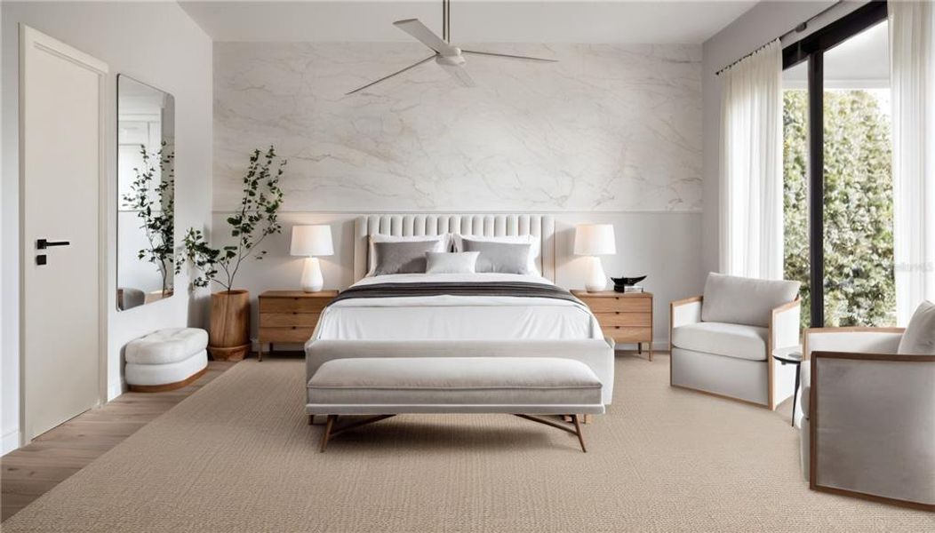 Furnished interior view inside a new home in College Park, Orlando (Image 4).