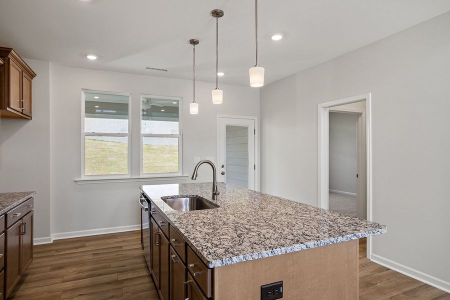 Furnished interior view inside a new home in Ovation at Sweetbrier, Durham (Image 10).