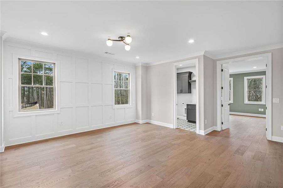 Spacious, unfurnished interior of a new home in Laurel View, Suwanee (Image 45). Spacious, unfurnished interior of a new home in Laurel View, Suwanee (Image 45).