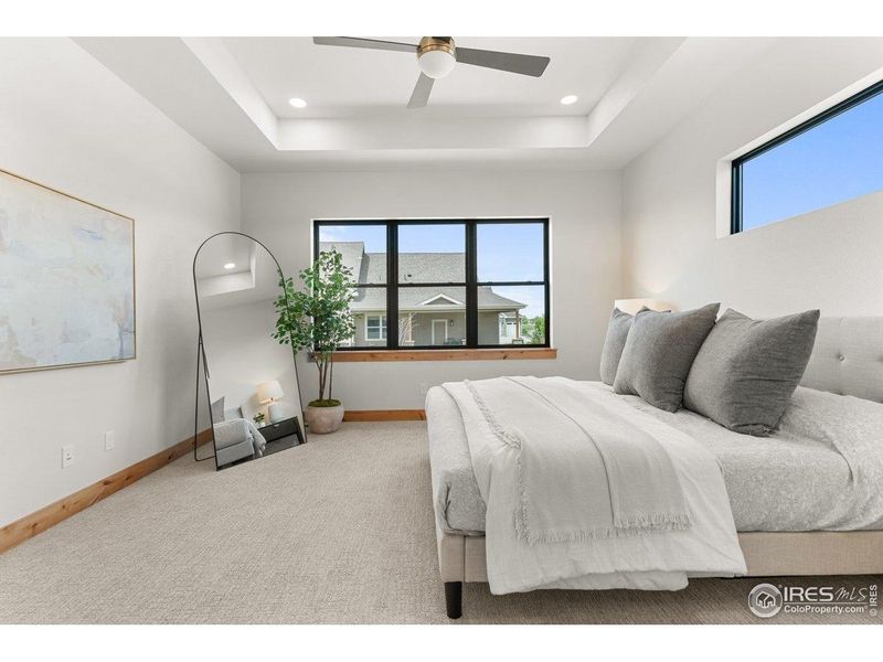 Furnished interior view inside a new home in Harvest Ridge, Berthoud (Image 32).
