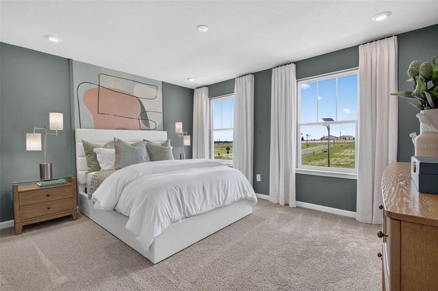 Furnished interior view inside a new home in Pasadena Ridge Master, Dade City (Image 11).