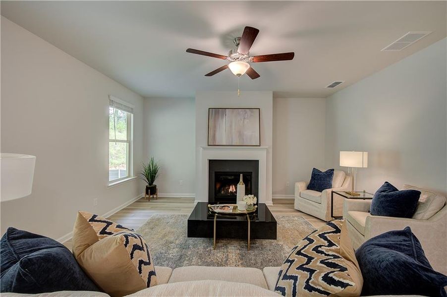 Furnished interior view inside a new home in Hamilton Lakes, Lawrenceville (Image 30).