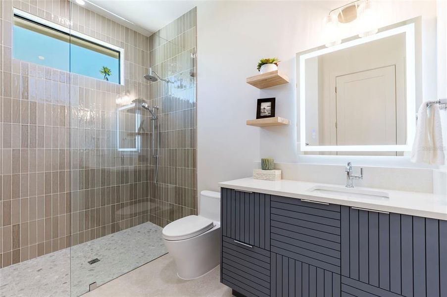 Furnished interior view inside a new home in , Sarasota (Image 33).