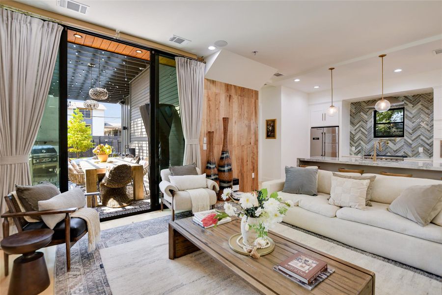 Furnished interior view inside a new home in , Austin (Image 29).