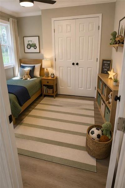 Furnished interior view inside a new home in , Conyers (Image 8).