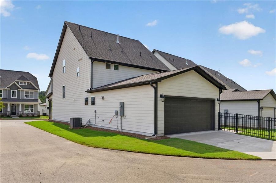 Front exterior of a new home in Marble Tree, Ball Ground, GA, highlighting curb appeal (Image 23).
