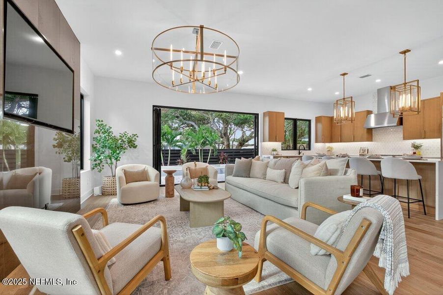 Furnished interior view inside a new home in , Neptune Beach (Image 81).