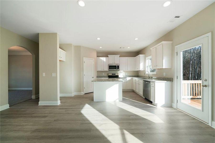 Furnished interior view inside a new home in Benson Estates, Dallas (Image 6). Furnished interior view inside a new home in Benson Estates, Dallas (Image 6).