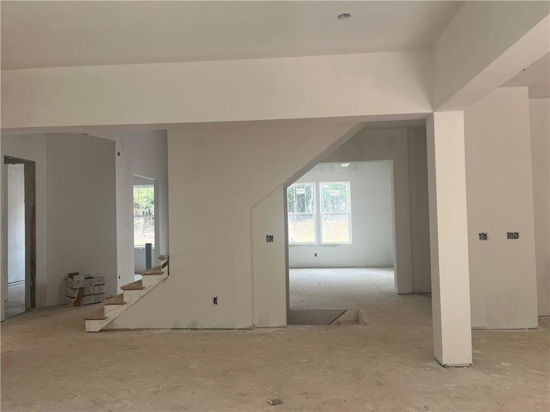 In-progress construction of a new home in , Cumming, GA (Image 47).