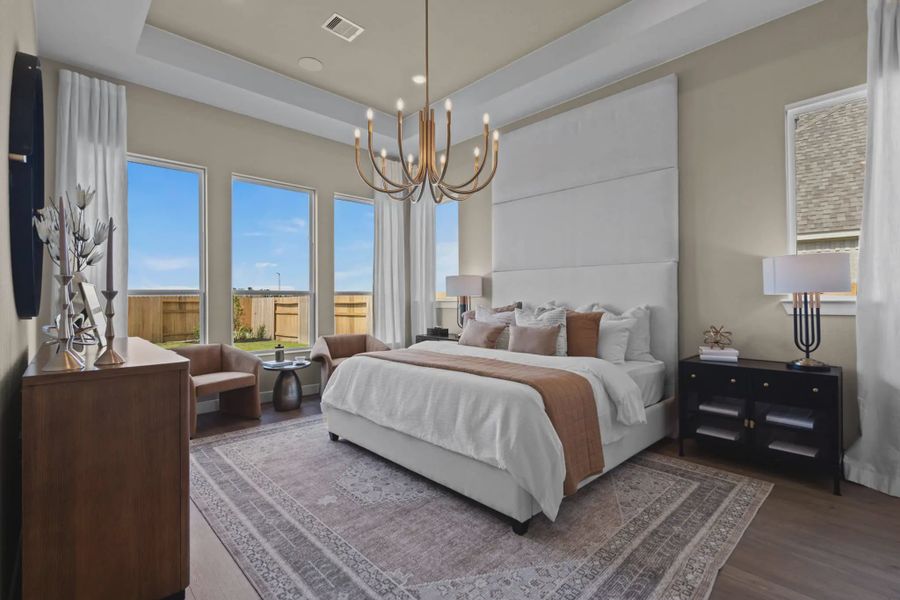 Furnished interior view inside a new home in Evergreen, Fulshear (Image 7).