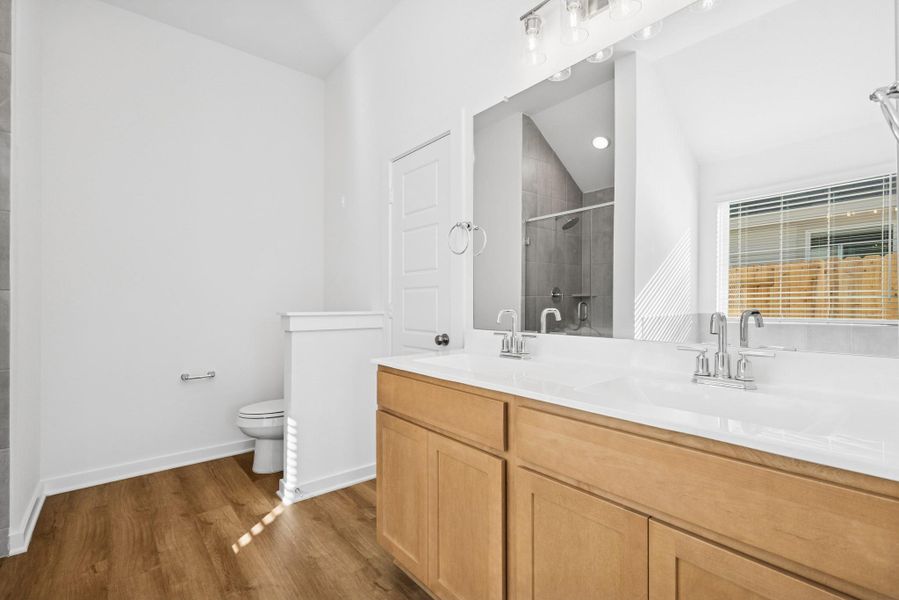 Furnished interior view inside a new home in Pinewood at Grand Texas, New Caney (Image 2).