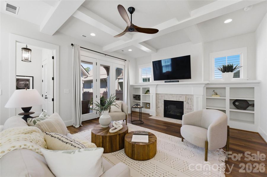 Furnished interior view inside a new home in , Fort Mill (Image 43).