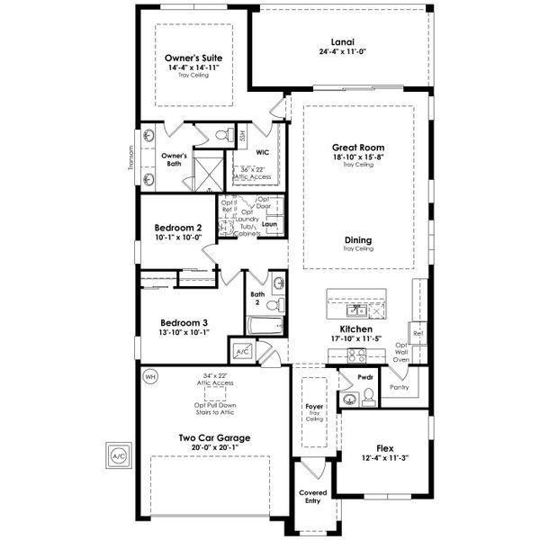 Katherine Model Home | Floorplan