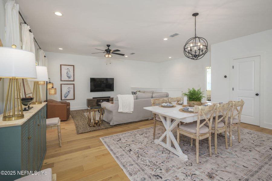 Furnished interior view inside a new home in , St. Augustine (Image 19).