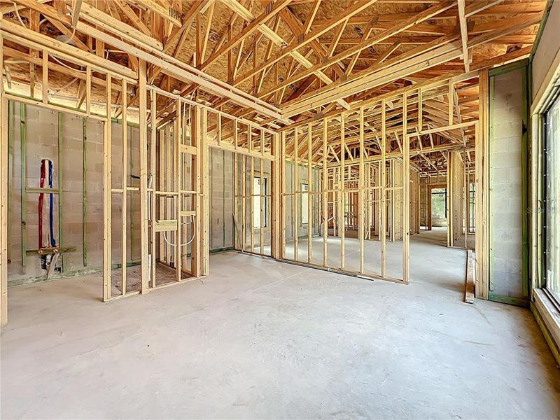In-progress construction of a new home in , Oviedo, FL (Image 50).