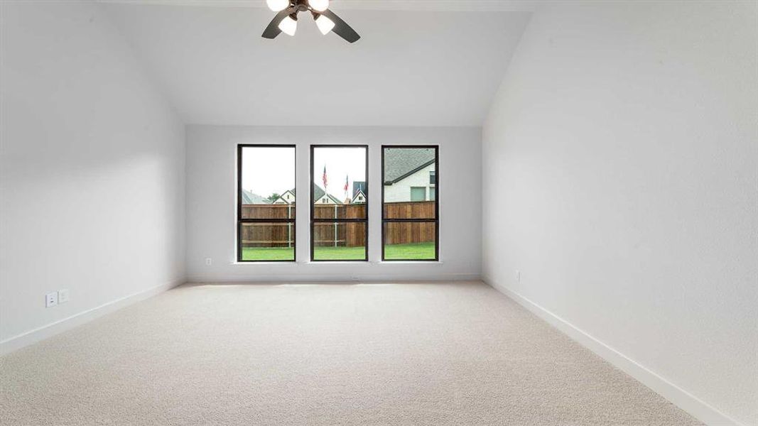 Spacious, unfurnished interior of a new home in The Lakes Of Somercrest 60', Midlothian (Image 22). Spacious, unfurnished interior of a new home in The Lakes Of Somercrest 60', Midlothian (Image 22).